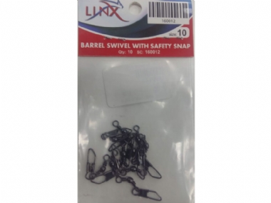 LINX BARREL SWIVEL WITH SAFETY SNAP