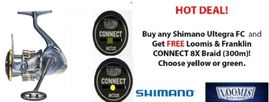 SHIMANO ULTEGRA FC PLUS FREE LOOMIS BRAID 300M
