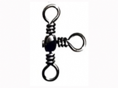 CENTRO BRASS CROSS LINE SWIVEL NICKEL BLACK