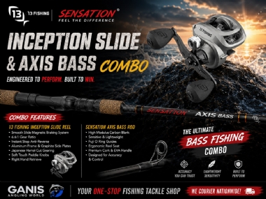 SENSATION AXIS ROD & 13 FISHING INCEPTION SLIDE REEL COMBO