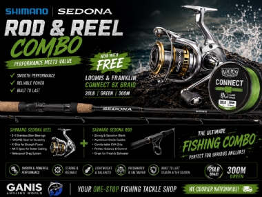 SHIMANO SEDONA ROD & REEL  WITH BRAID COMBO