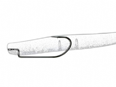 OWNER 5102 OFFSET WORM WIDE GAP HOOKS