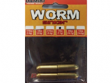 DAMIKI BRASS WORM SINKERS