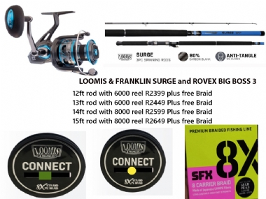 LOOMIS & FRANKLIN SURGE and ROVEX BIG BOSS 3
