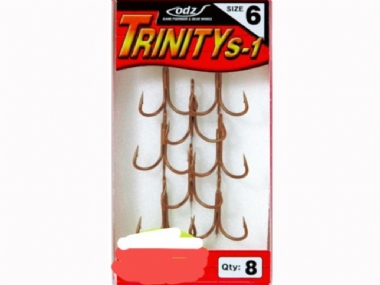 MARUTO TRINITY S-1 TREBLE ZH-26 HOOKS