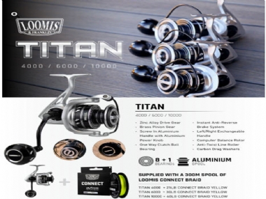 LOOMIS & FRANKLIN TITAN SERIES (300M CONNECT BRAID INCLUDE)