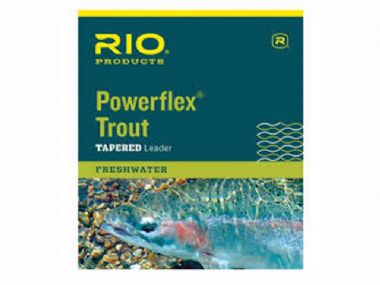 RIO POWERFLEX TROUT TAPERED LEADER CLEAR