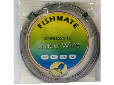 FISHMATE STAINLESS STEEL TRACE WIRE 10M