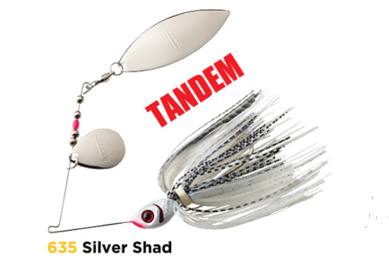 Booyah Blade Tandem Silver Shad / 3/8 oz