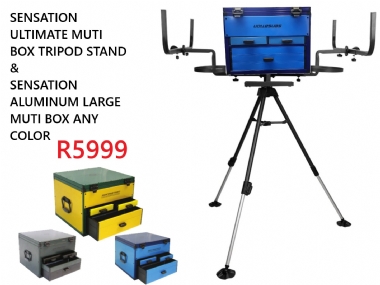 SENSATION ULTIMATE TRIPOD STAND WITH LARGE MUTI BOX