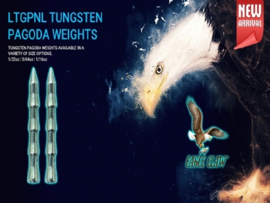 EAGLE CLAW LTGPNL TUNGSTEN PAGODA WEIGHTS