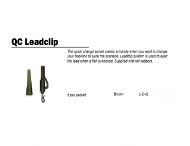 MONSTER CARP  LEAD CLIP WITH QC SWIVEL