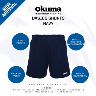 OKUMA BASICS SHORTS NAVY