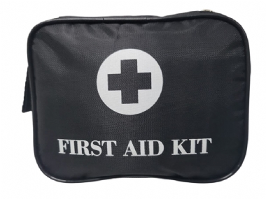 GANIS FIRST AID KIT BLACK 24PC