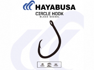 HAYABUSA CIRCLE HOOK BLACK NICKEL H.CRL187