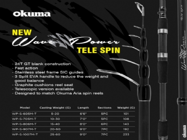 OKUMA WAVE POWER TELE SPIN