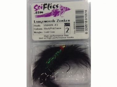 SCIENTIFIC FLIES  LARGE MOUTH ZONKER