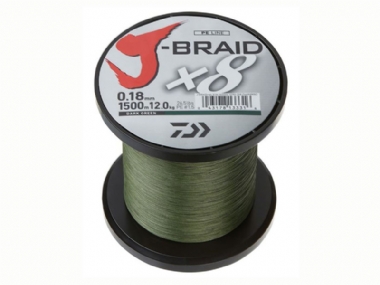 DAIWA J-BRAID X8 DARK GREEN 1500M