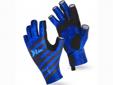 KASTKING SOL ARMIS SUN GLOVES BLUE PATRIOT