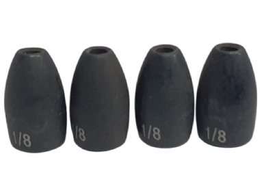 BAD TO THE BONE TUNGSTEN FLIPPING WORM OXYDIC BLACK