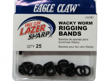 EAGLE CLAW WACKY WORM RIGGING BANDS