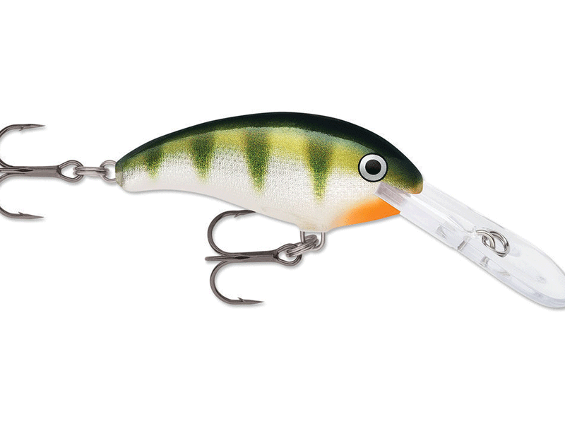 Rapala Shad Rap 05 Crankbait Fishing Lure 2 3/16 oz Silver Fluorescent  Chartreuse 