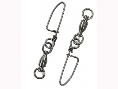 MUSTAD BALL BEARING SWIVEL WELDED RING & CROSS LOCK