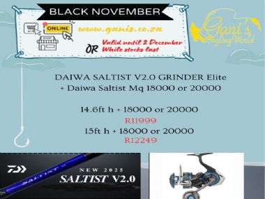 DAIWA SALTIST V2.0 GRINDER ELITE WITH SALTIST MQ COMBO