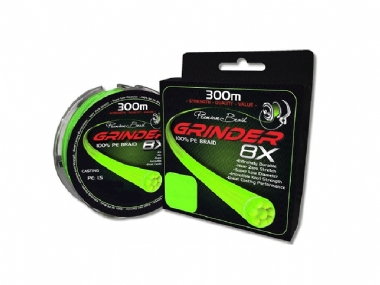 GRINDER PE BRAID 8X FLUORO GREEN 300M