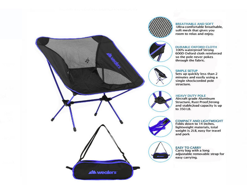 totai ultra light camping chair