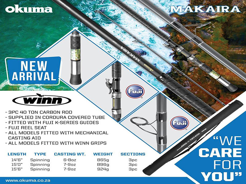 okuma makaira surf rod