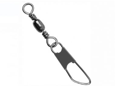 SURE CATCH BARREL WITH SAFETY SNAP SWIVEL BLACK
