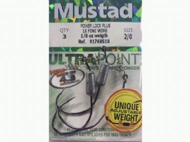 MUSTAD POWER LOCK PLUS 1 X FINE WIRE 91768S18