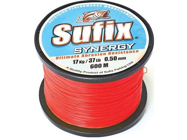 Sufix 100 Yard Ice Magic Monofilament Fishing Line - 3 lb. Test - Neon  Orange