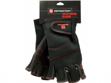 SENSATION NEOPRENE GLOVES BLACK AND RED