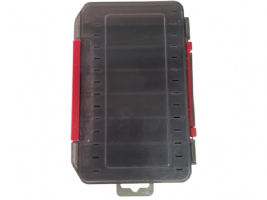 GANIS LURE BOX CLEAR/RED