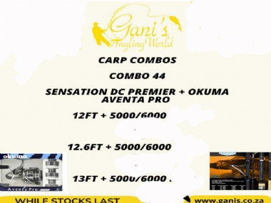 CARP COMBO 44 SENSATION DC PREMIER & OKUMA AVENTA PRO