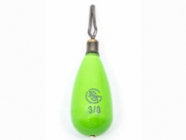 GOOGAN SQUAD TUNGSTEN DROPSHOT WEIGHT GREEN