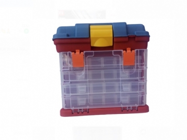 LONG BENEFIT TACKLE BOX WITH 4 TRAYS