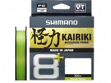 SHIMANO KAIRIKI 8+ BRAID MANTIS GREEN 300M