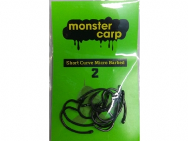 MONSTER CARP SHORT CURVE MICRO BARBED
