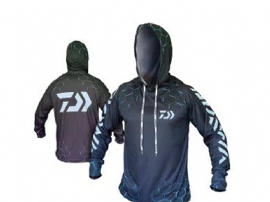 DAIWA LIGHTWEIGHT HOODIE HEX BLACK