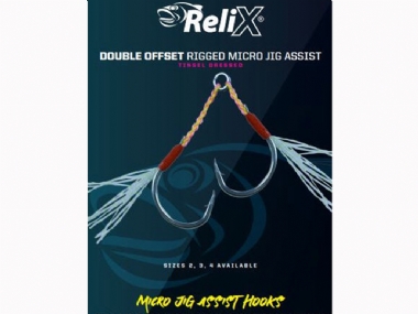 RELIX DOUBLE OFFSET RIGGED MICRO JIG ASSIST