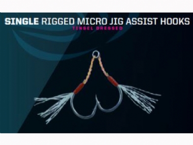 RELIX SINGLE RIGGED MICRO JIG ASSIST HOOK
