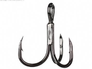 OWNER STINGER TREBLE HOOK 2X BLACK ST