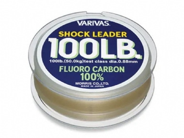 VARIVAS SHOCK LEADER FLUORO CARBON NATURAL CLEAR 30M