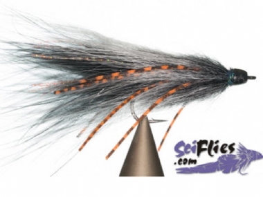SCIENTIFIC FLY LARGEMOUTH BUGGER BLACK FROST